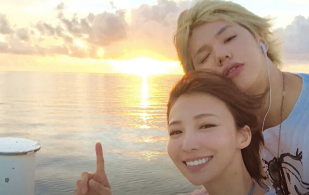 マイファス・Hiroと澤田友美のツーショット写真