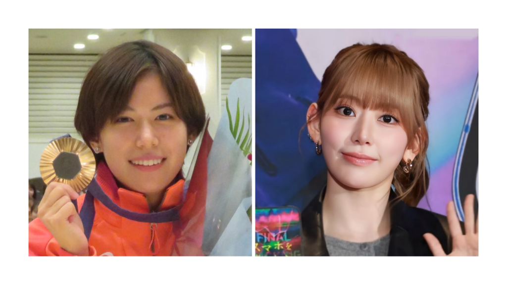 宮脇かりんと宮脇咲良の比較画像